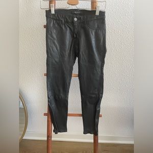 J BRAND Leather Skinny Pants